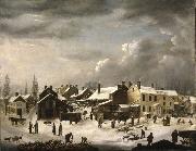 Francis Guy Winter Scene in Brooklyn china oil painting artist